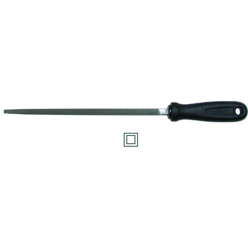 foto del prodotto lime quadre con manico plastica 10 mm.250 taglio bastardo