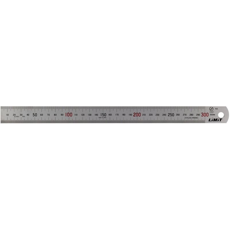 foto del prodotto limit righello in acciaio inossidabile temprato e 600x30x1,2 mm