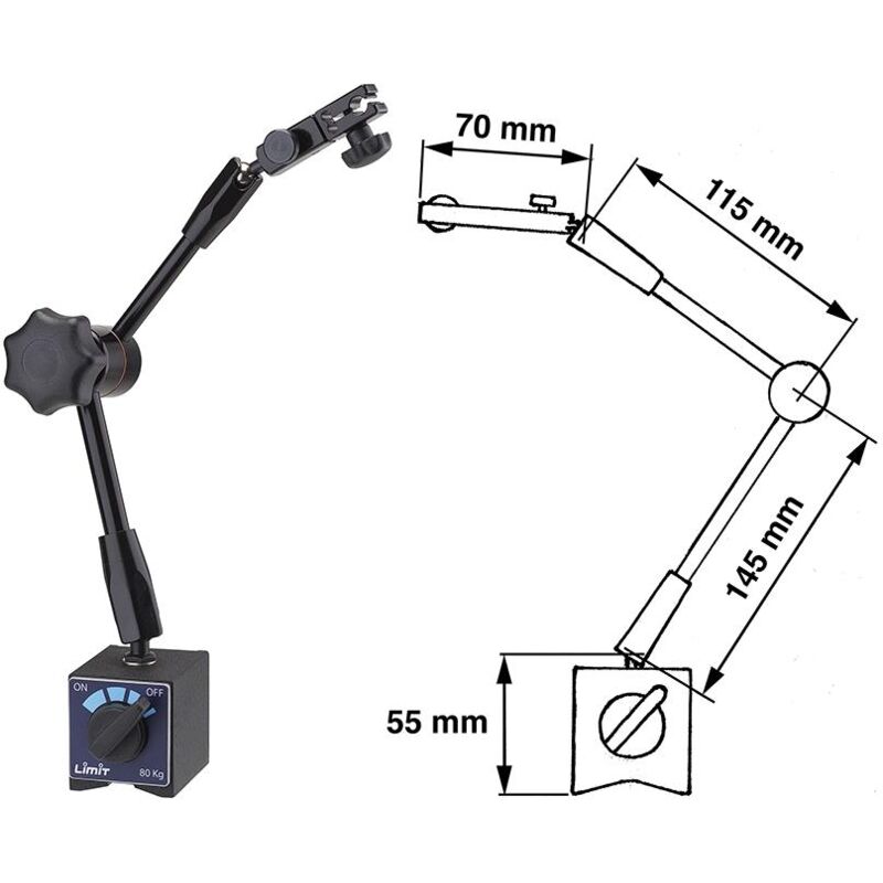 foto del prodotto limit supporto per comparatori 330mm