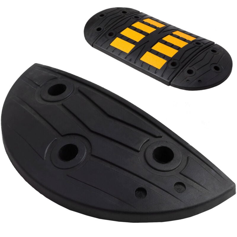 foto del prodotto limitatore di velocit in gomma extreme, larghezza 180x395x60mm