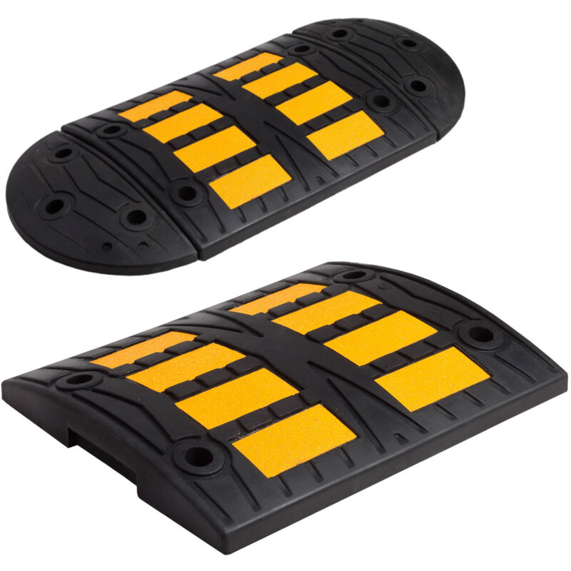 foto del prodotto limitatore di velocit medio in gomma, larghezza 480x395x60mm