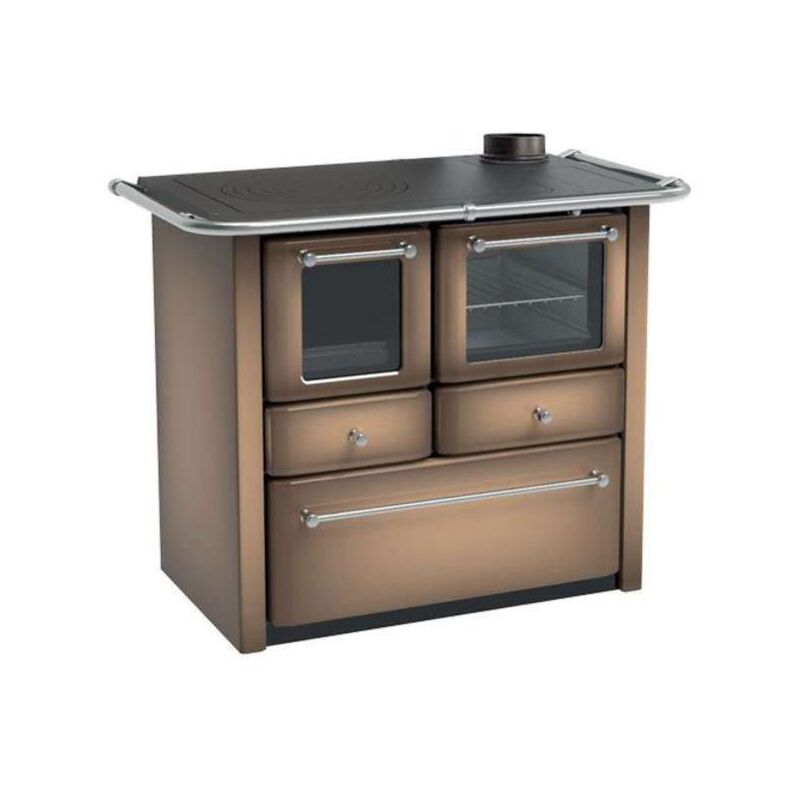 foto del prodotto lincar cucina legna gaia 4,5 cappuccino