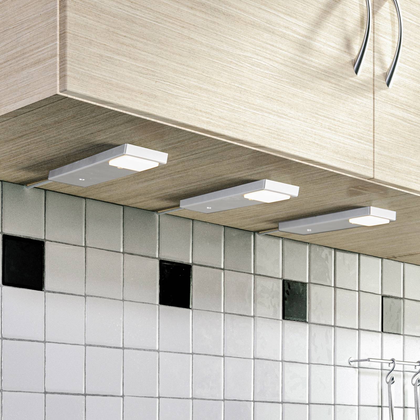 foto del prodotto lindby amaryll lampada led mobili, set 3x argento