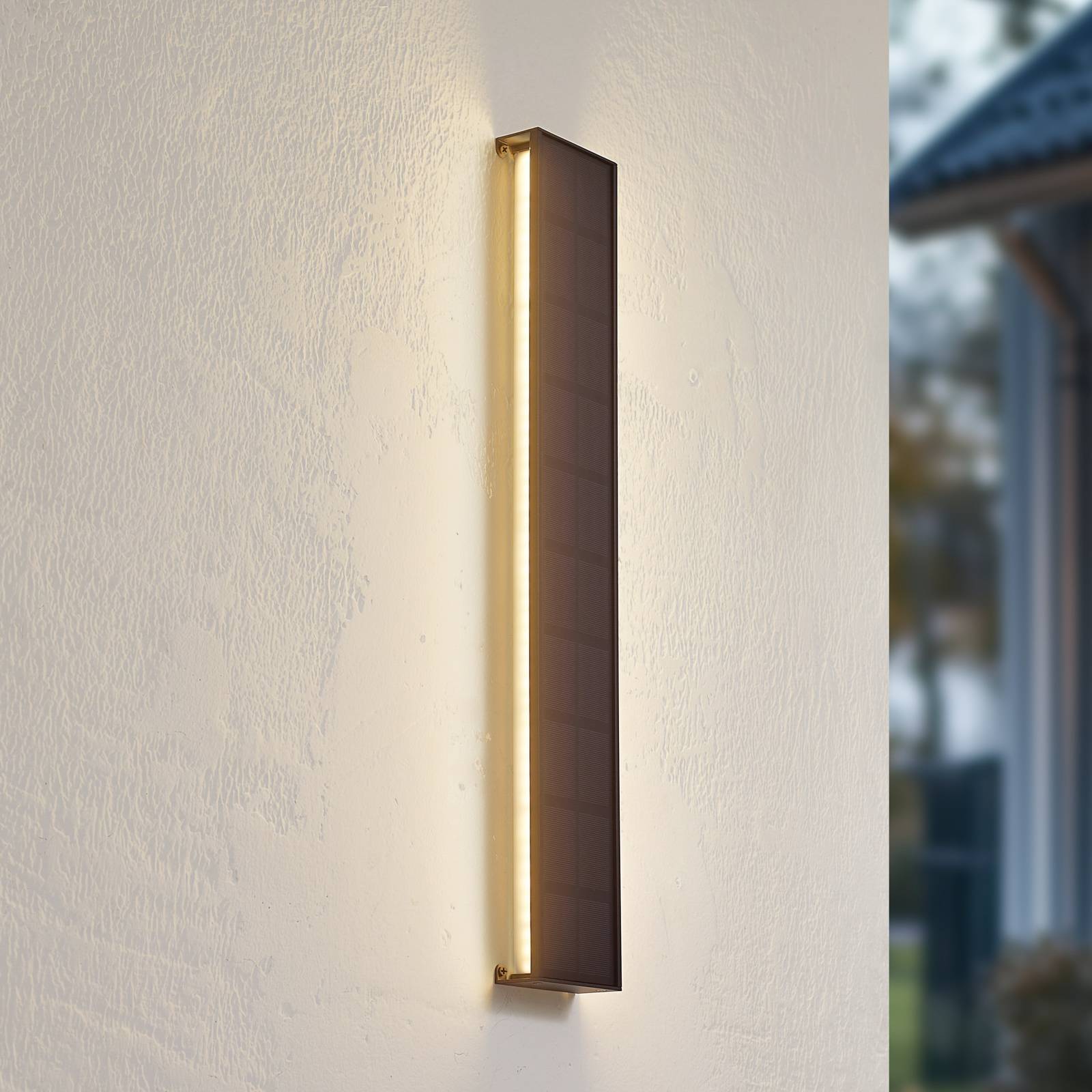 foto del prodotto lindby applique a led laarni, dimmerabile, ip54, nero