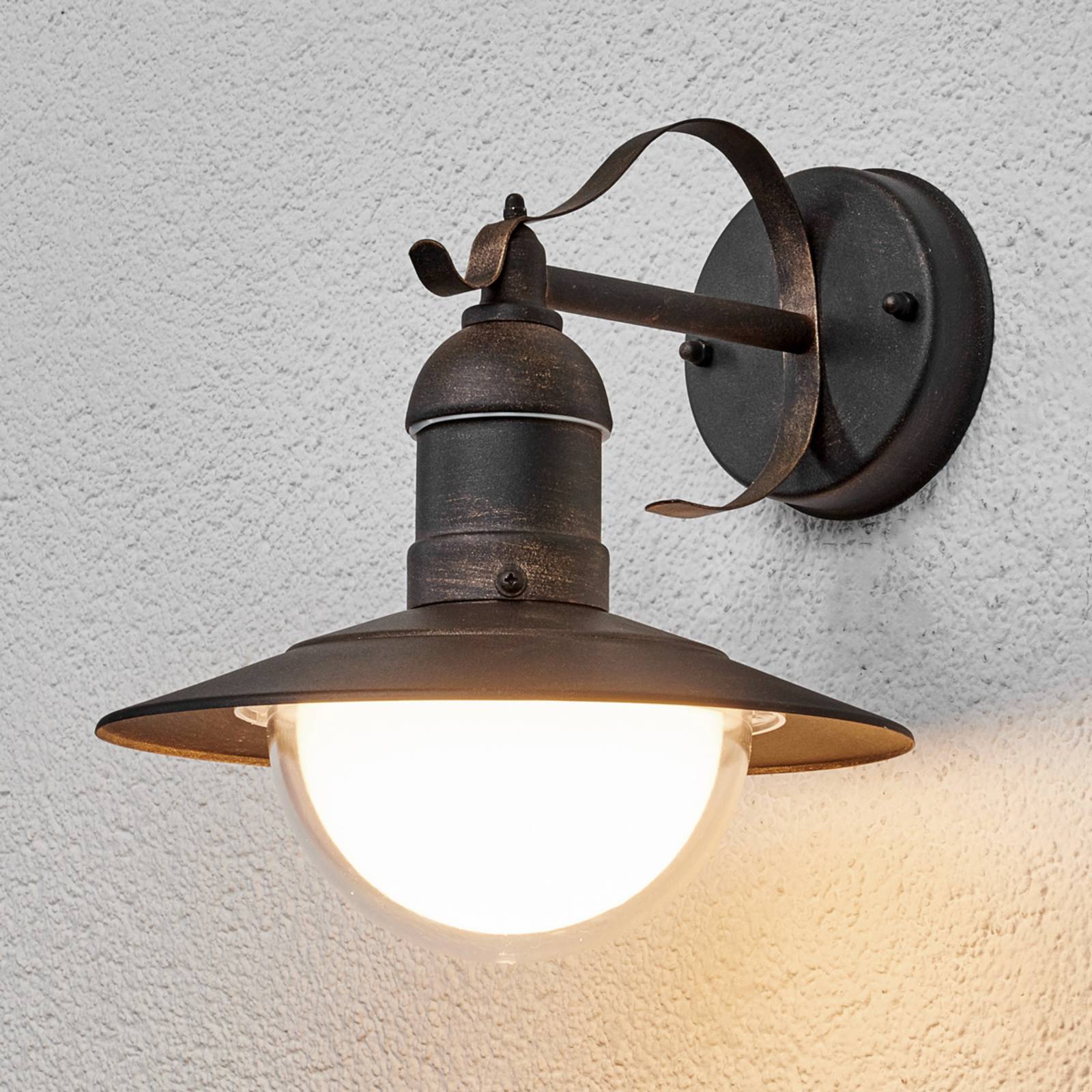 foto del prodotto lindby applique da esterni led clea, larghezza 24 cm, metallo