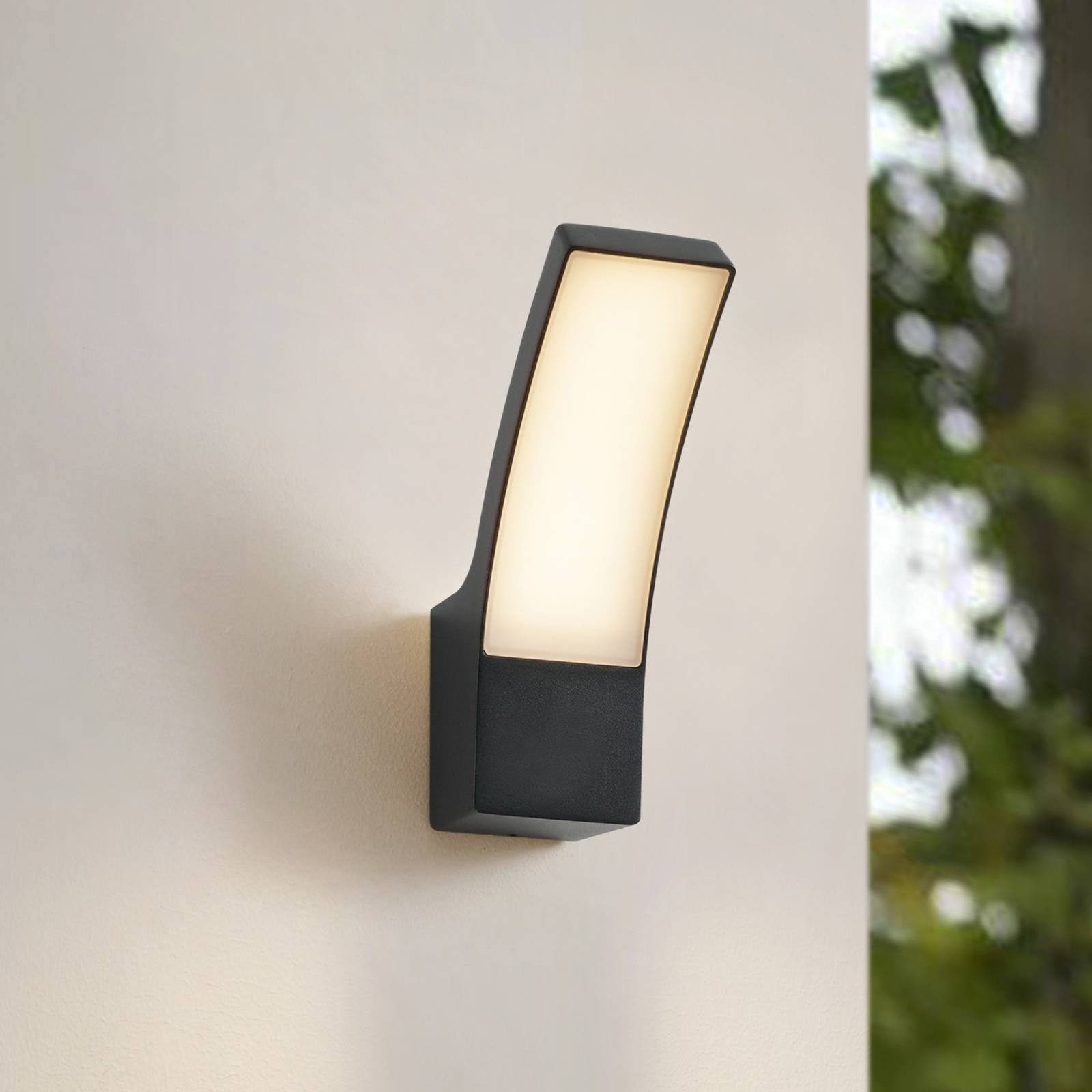 foto del prodotto lindby applique da esterni led ilvita, antracite, metallo, ip54