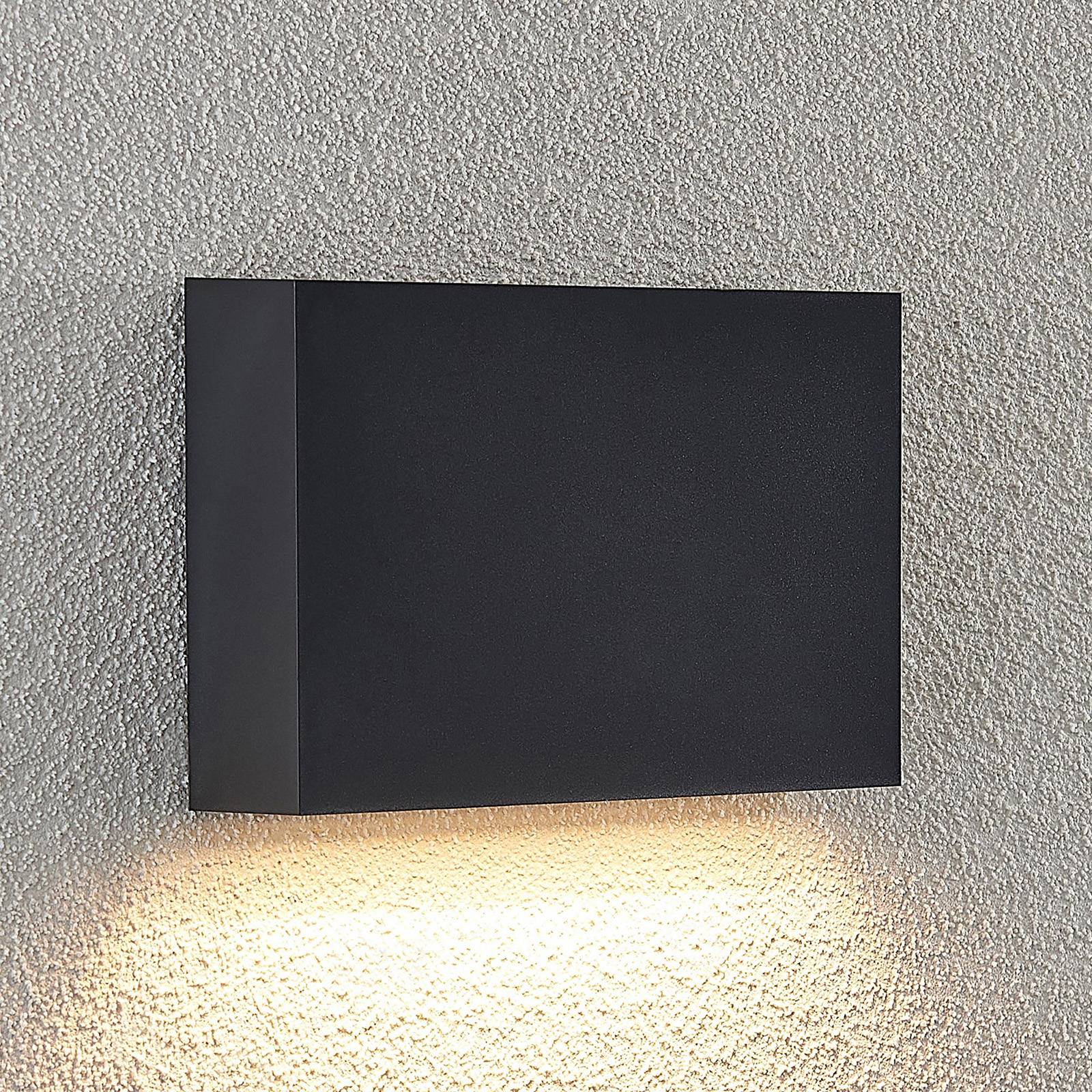 foto del prodotto lindby applique da esterni led jarte, 20 cm, down, grigio, ip65