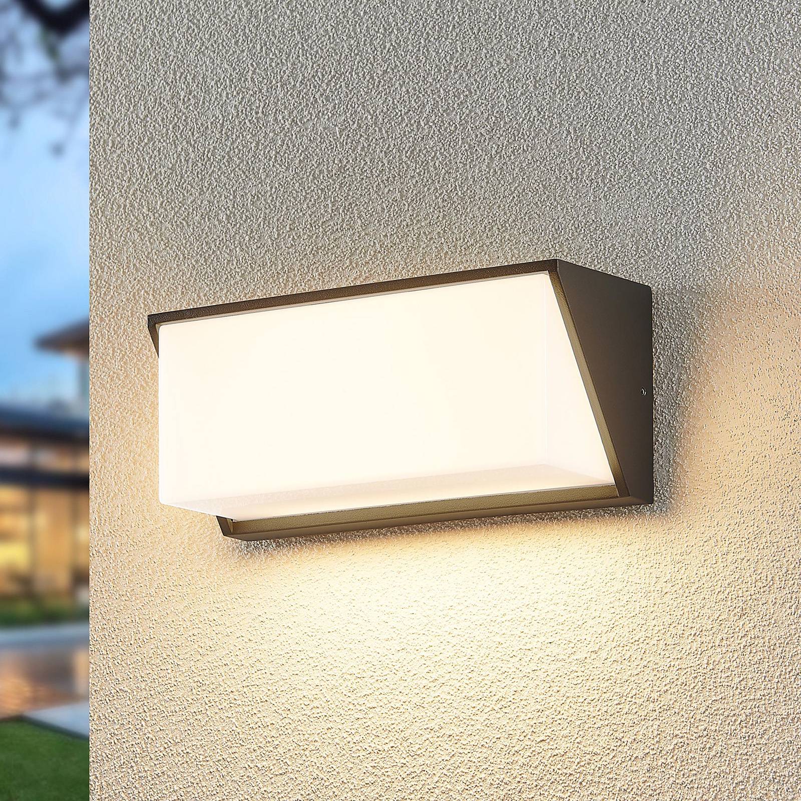 foto del prodotto lindby applique da esterni led malim, 25 cm, antracite, ip65