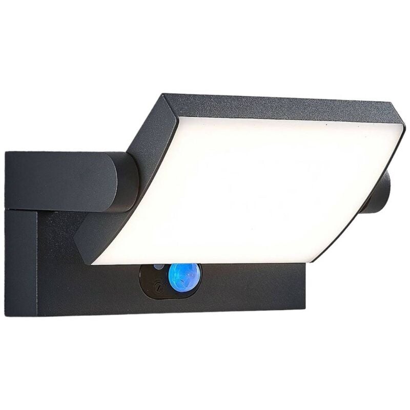 foto del prodotto lindby applique da esterni led sherin, antracite, sensore