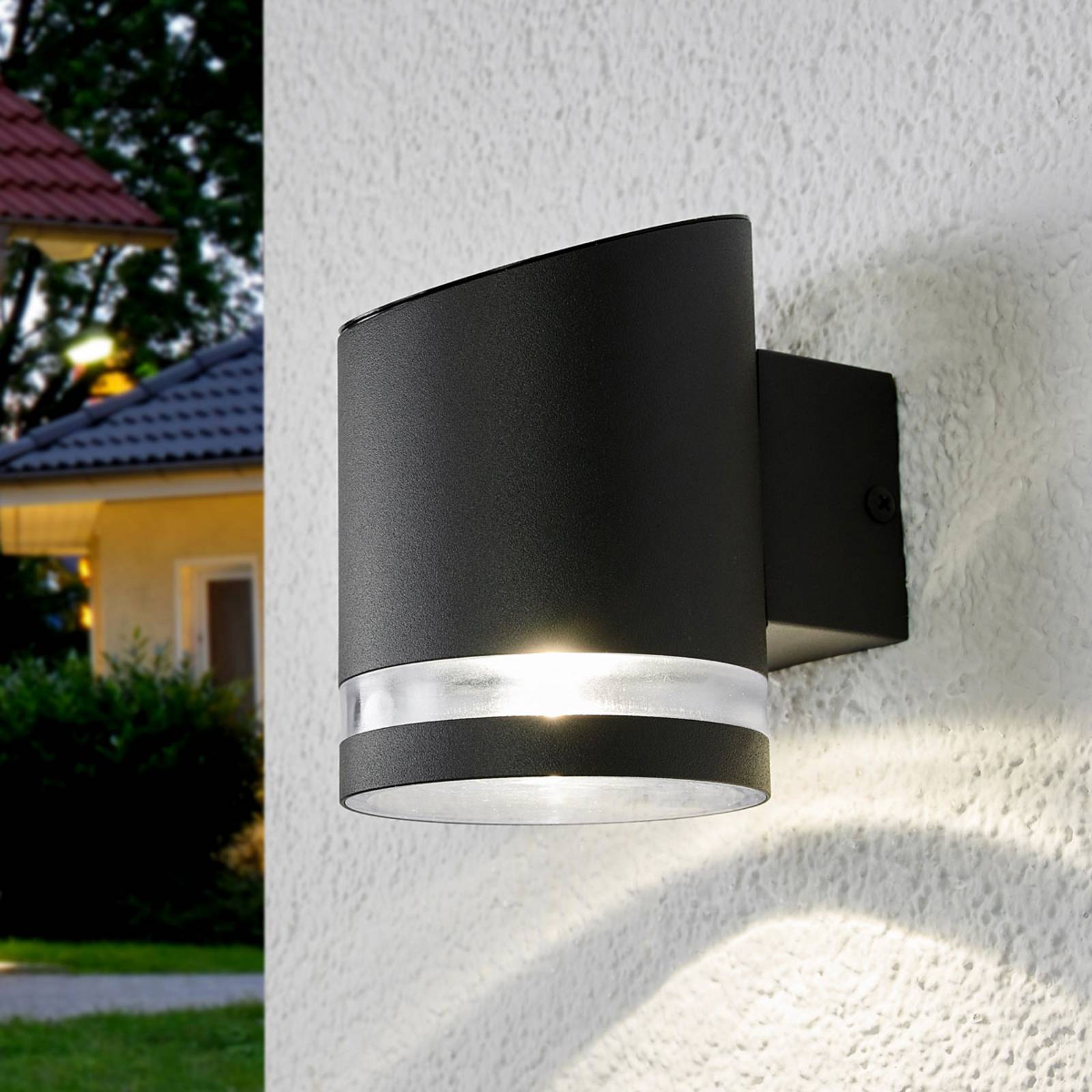 foto del prodotto lindby applique da esterno a led melinda, 9 cm, acciaio inox