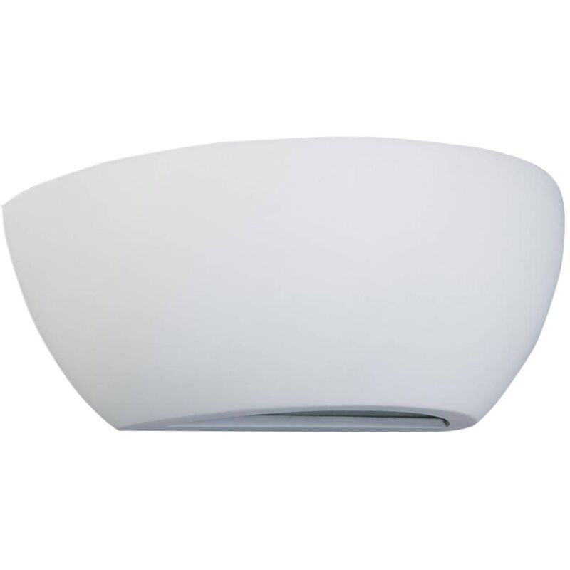 foto del prodotto lindby applique felia, bianco, gesso, 24 cm, e14