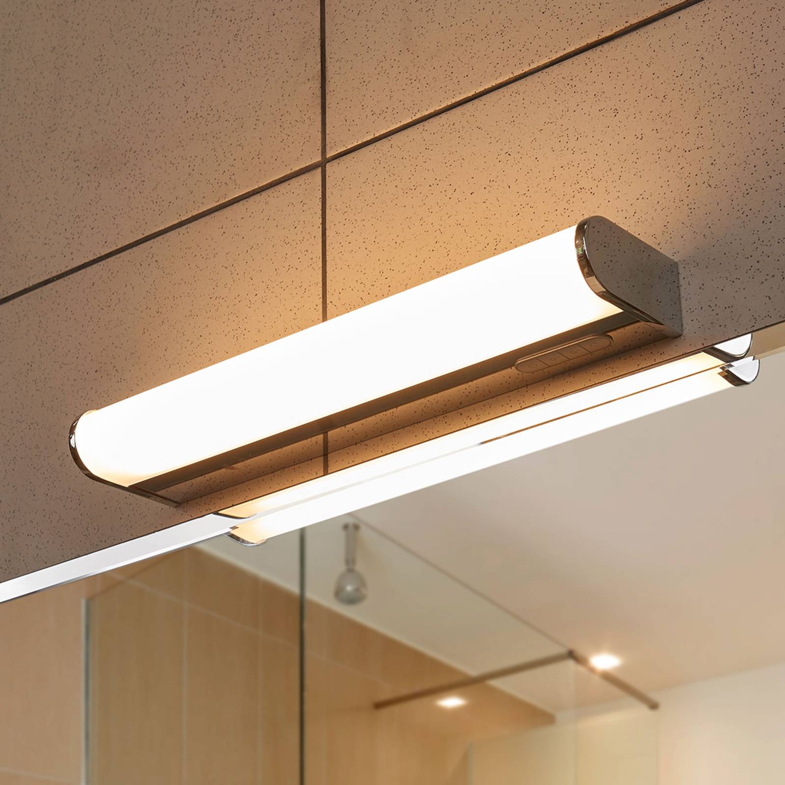 foto del prodotto lindby applique led jesko da bagno 3.000-6.500k, 33cm