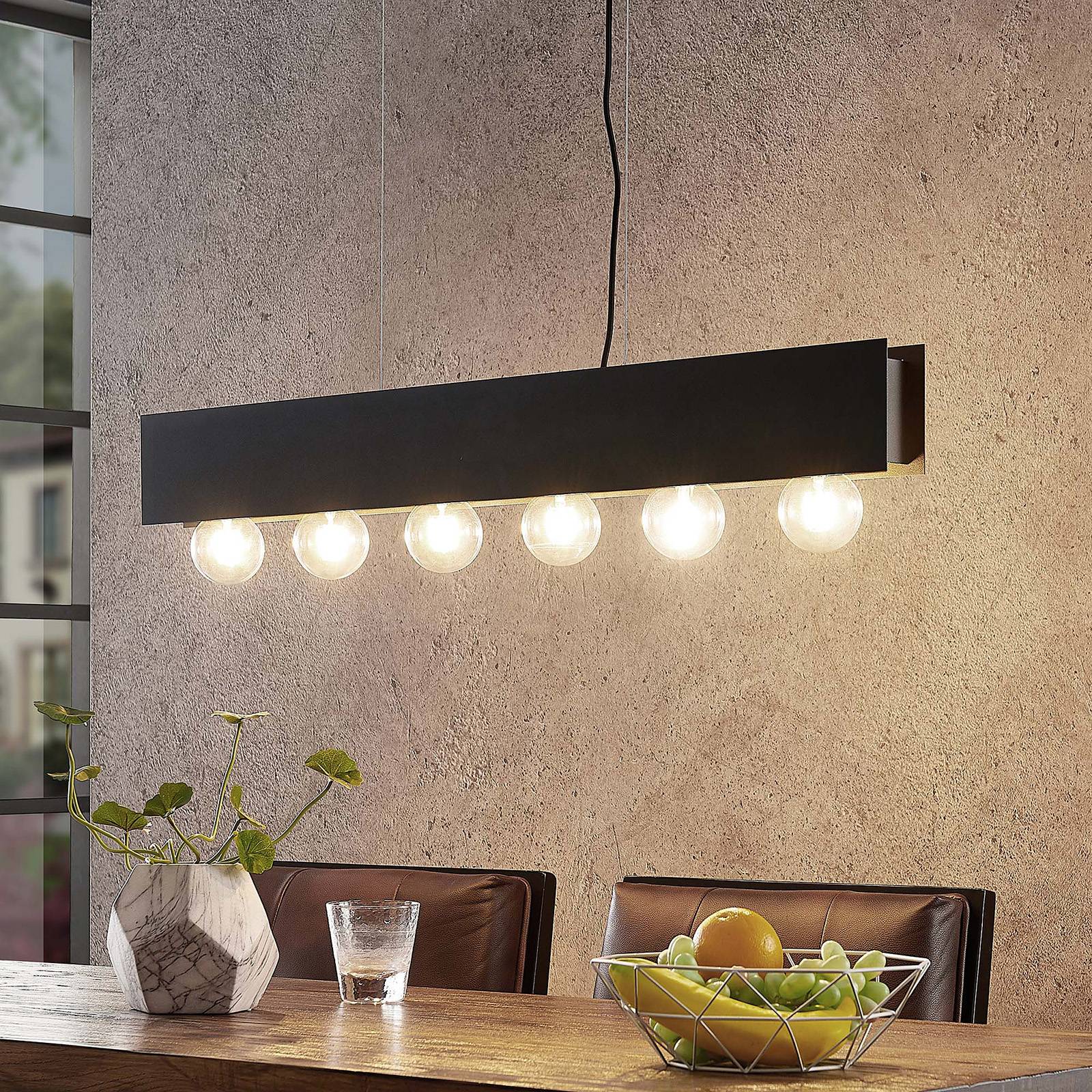 foto del prodotto lindby bebban lampada sospensione, 6 luci