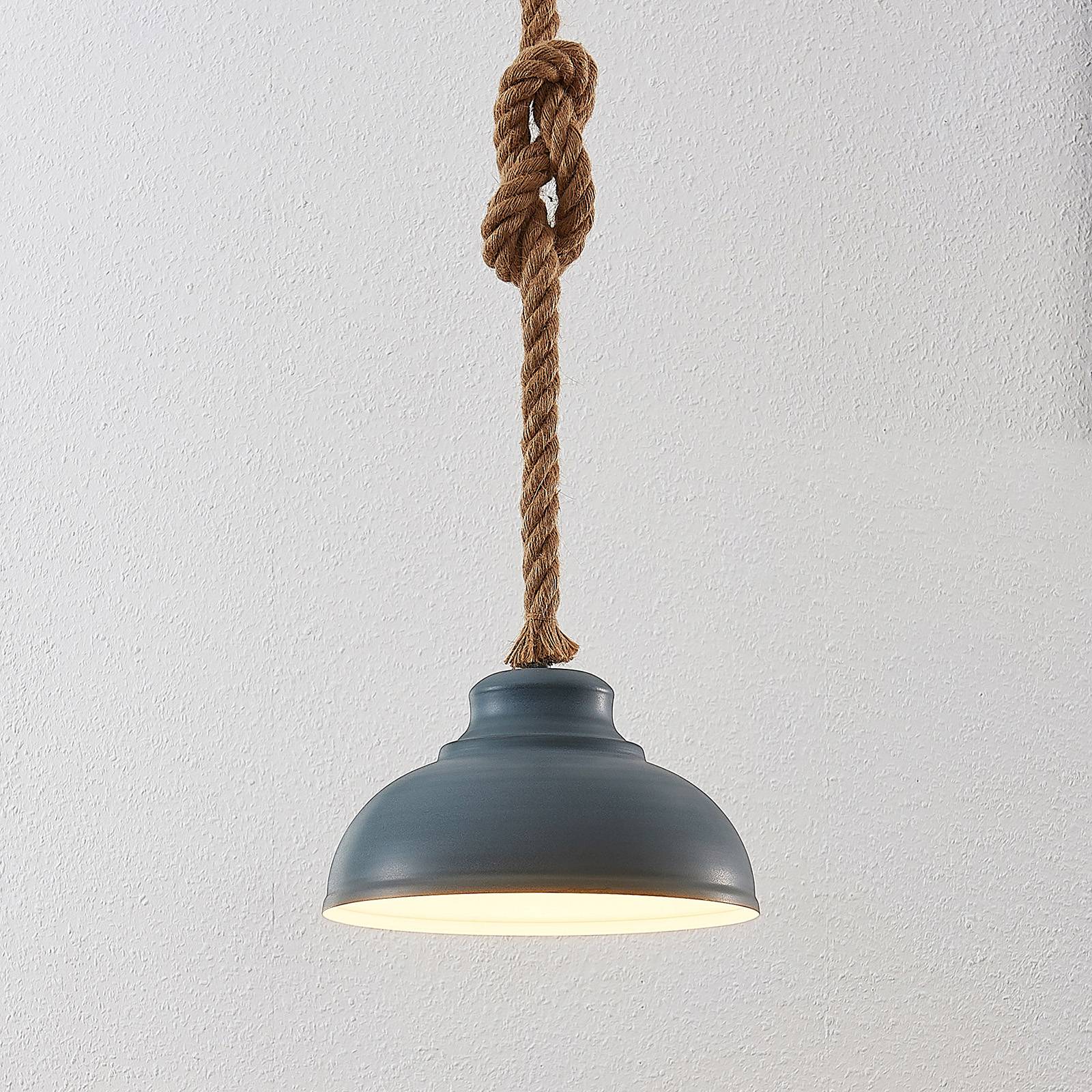 foto del prodotto lindby chaby in grigio da metallo