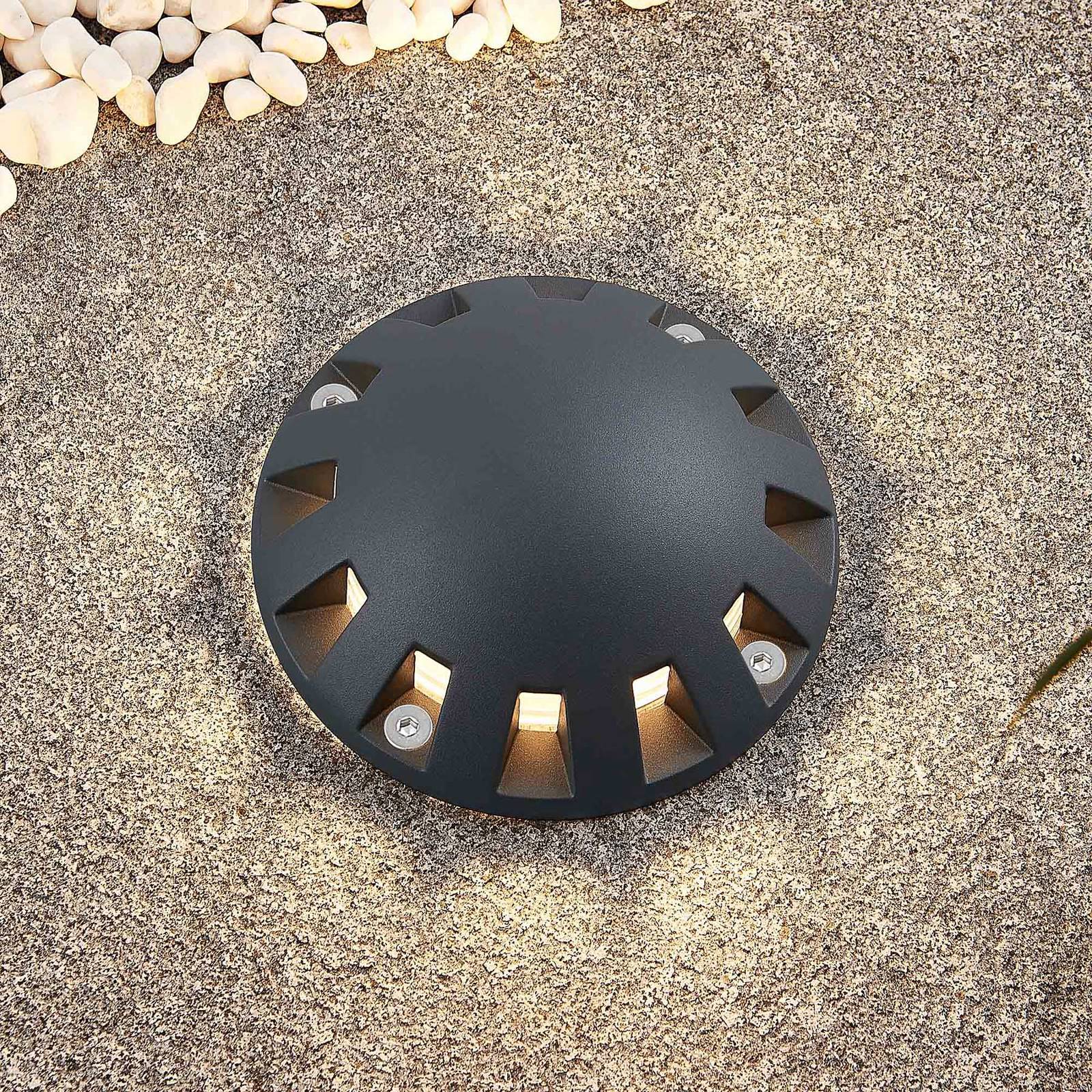 foto del prodotto lindby emiro lampada led da terra, carrabile