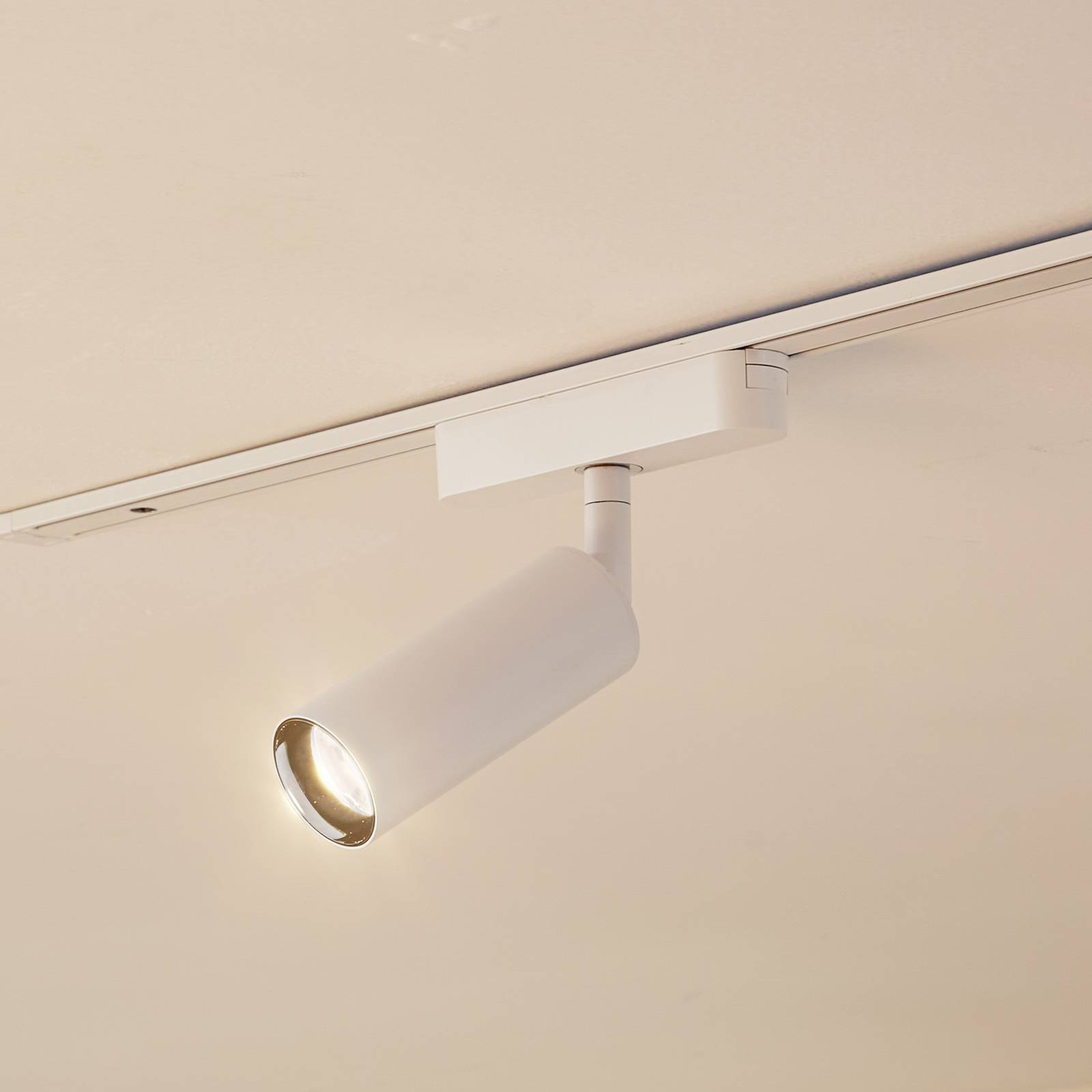 foto del prodotto lindby faretto led 48 v lumaro, bianco, 4 cm, alluminio, dimmerabile