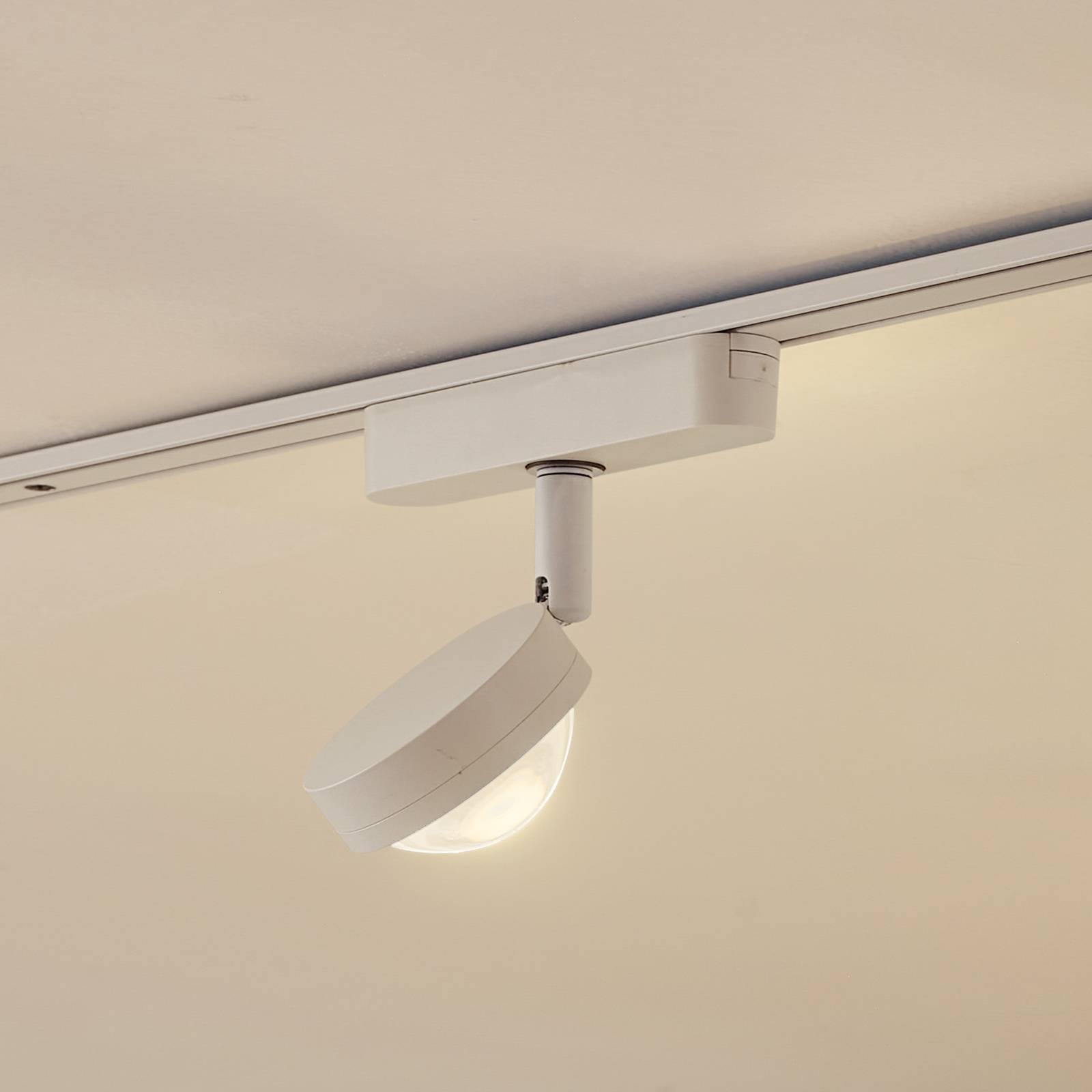 foto del prodotto lindby faretto led 48 v lumaro, bianco, 7,3 cm, alluminio, dimmerabile