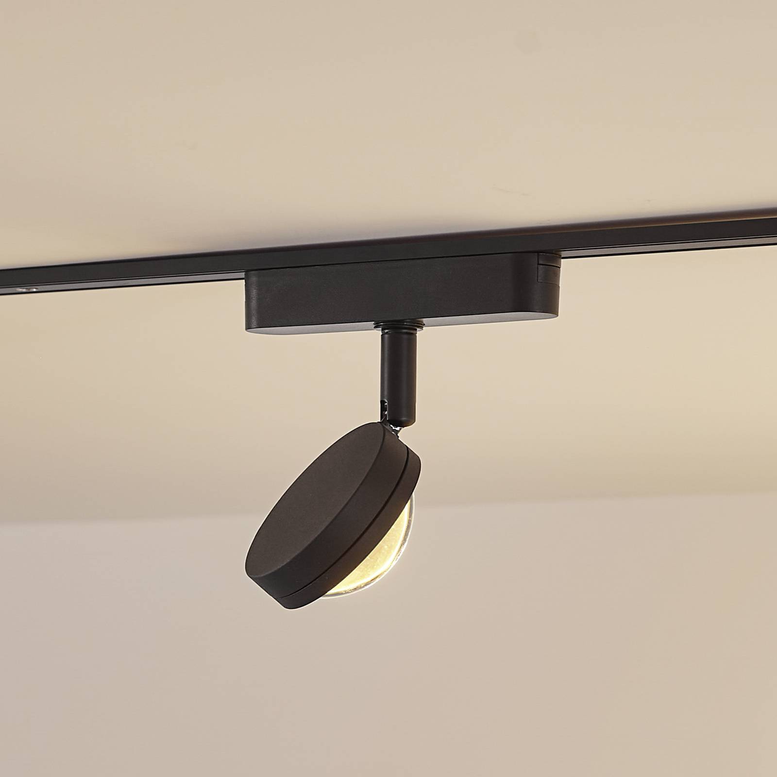 foto del prodotto lindby faretto led 48 v lumaro, nero, 7,3 cm, alluminio, dimmerabile