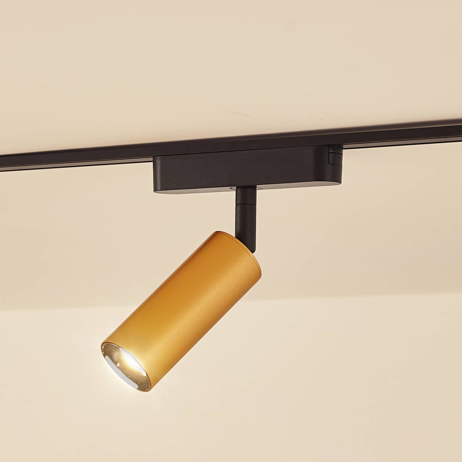 foto del prodotto lindby faretto led 48 v lumaro, oro, 4 cm, alluminio, dimmerabile