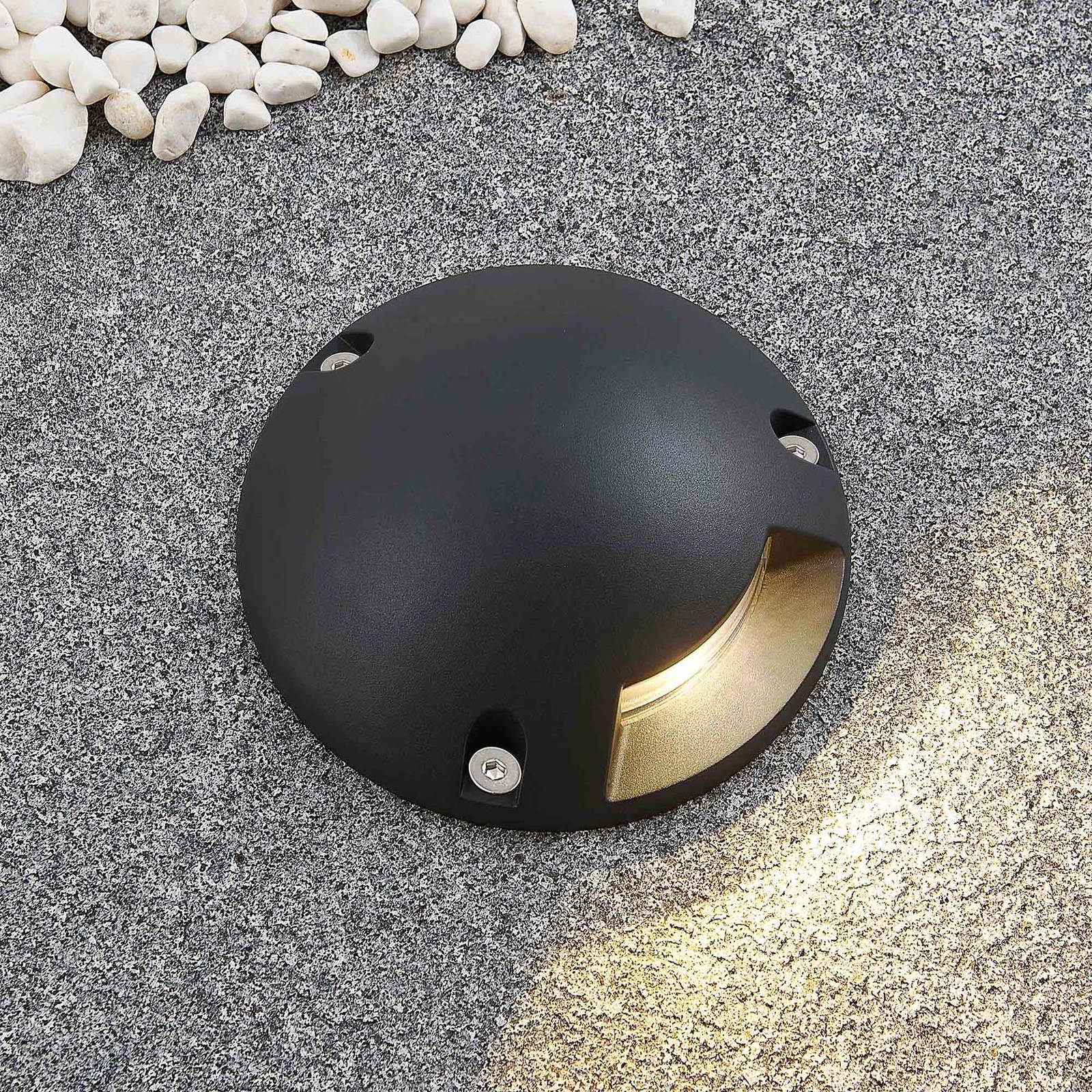 foto del prodotto lindby huban lampada led da terra, 1 luce