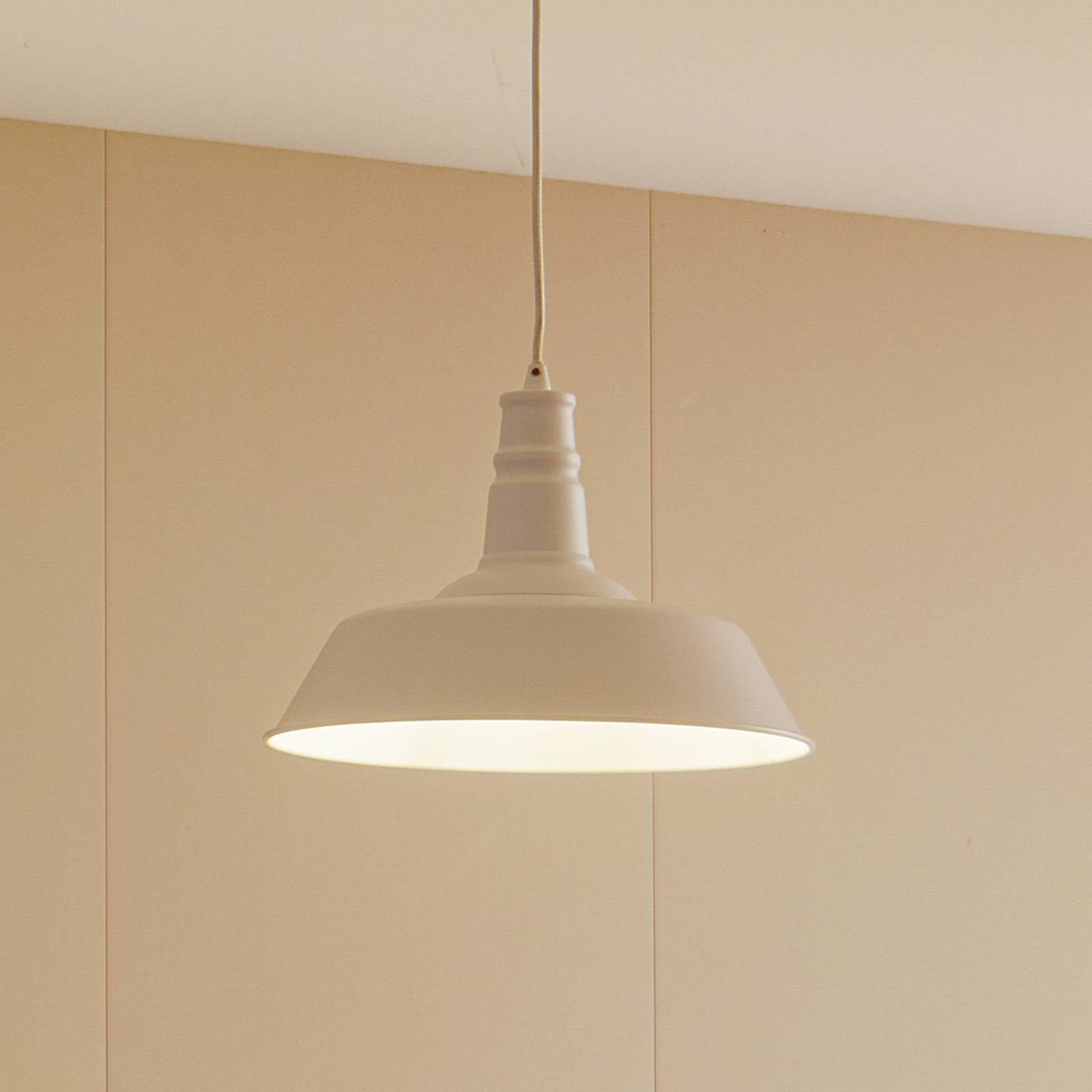 foto del prodotto lindby lampada a sospensione laylan, bianco, 36 cm, metallo