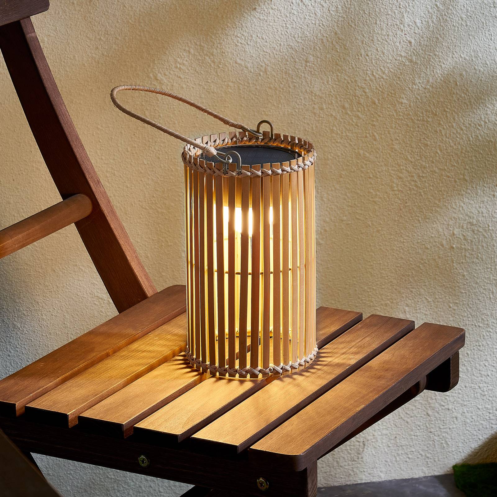 foto del prodotto lindby lampada da tavolo led amaria, bamb , 12 cm
