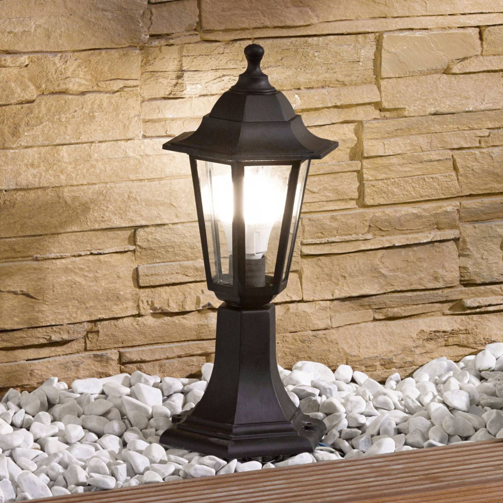 foto del prodotto lindby lampioncino nane, 42 cm, lanterna, resistente all acqua di mare, e27