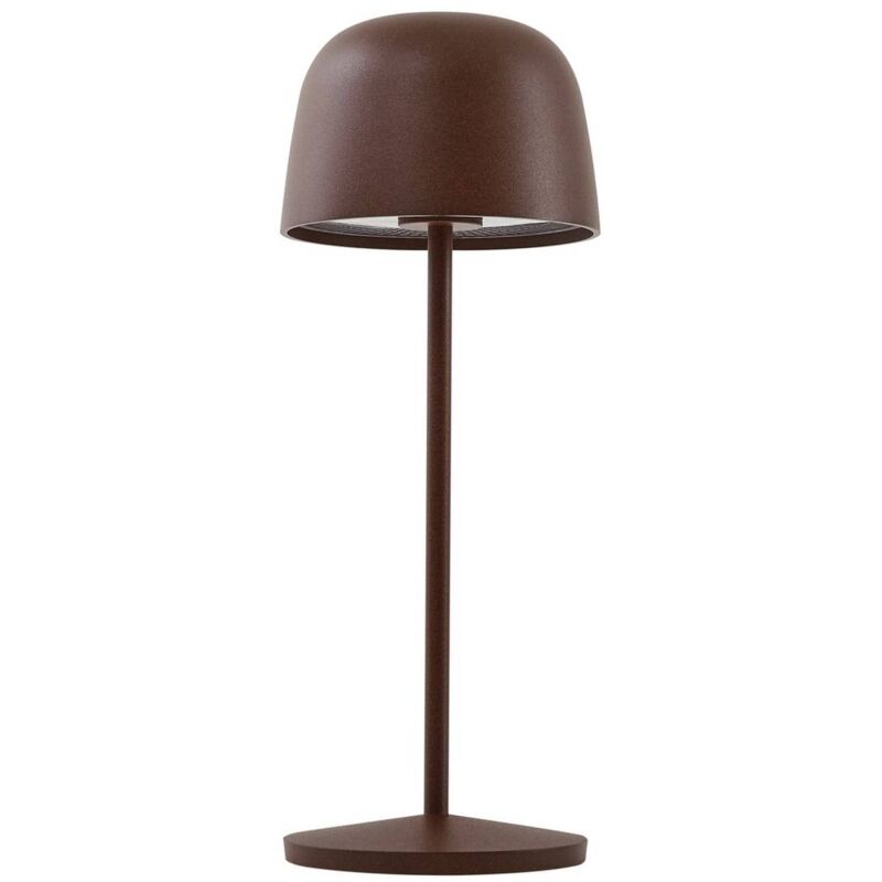 foto del prodotto lindby led arietty in marrone da alluminio