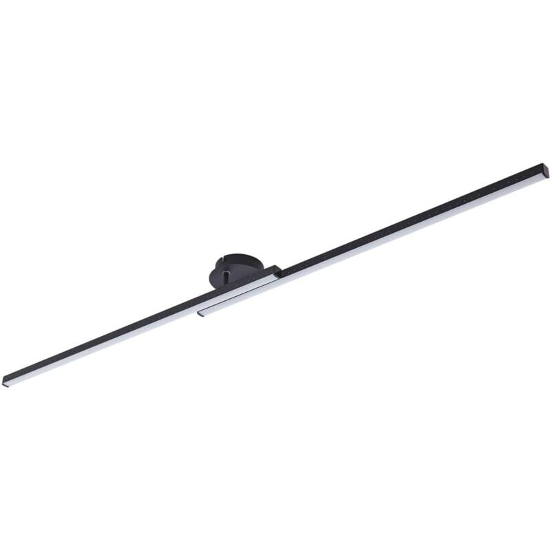 foto del prodotto lindby led aurendor in nero da alluminio