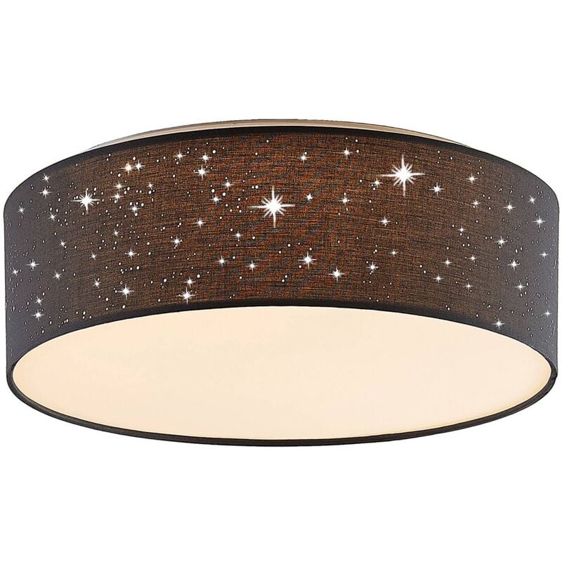 foto del prodotto lindby led ellamina in grigio da tessuto