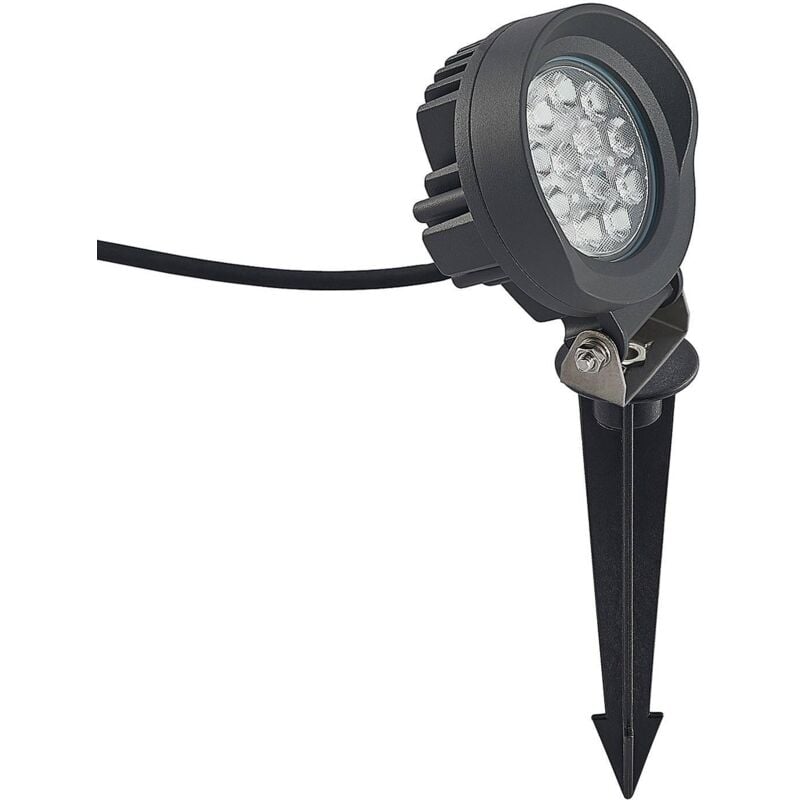 foto del prodotto lindby led emar in nero da alluminio