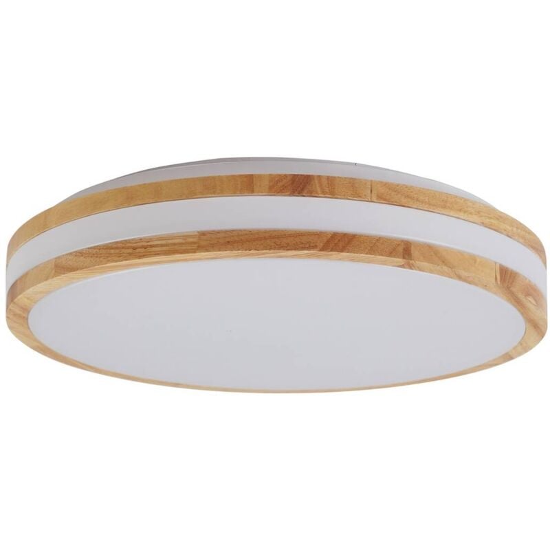 foto del prodotto lindby led emiva in ocra da legno