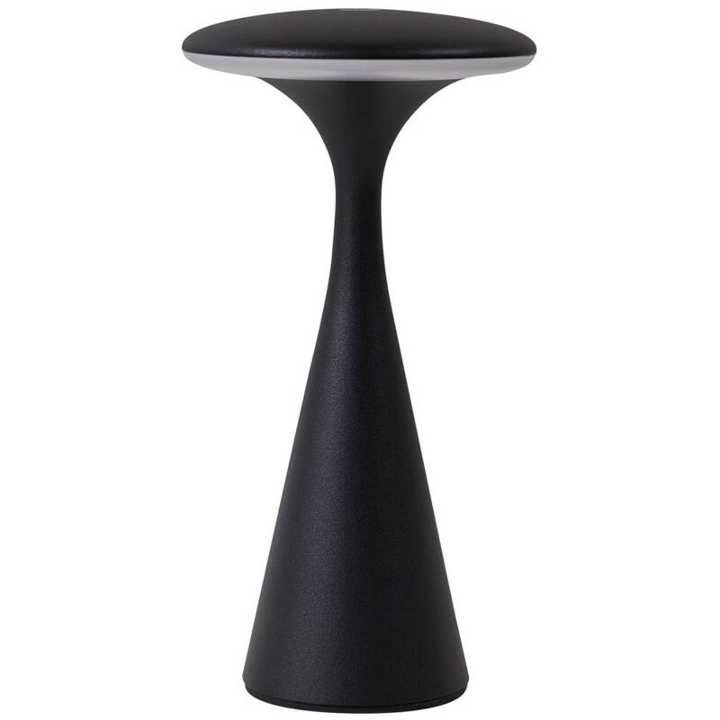 foto del prodotto lindby led evelen in nero da plastica