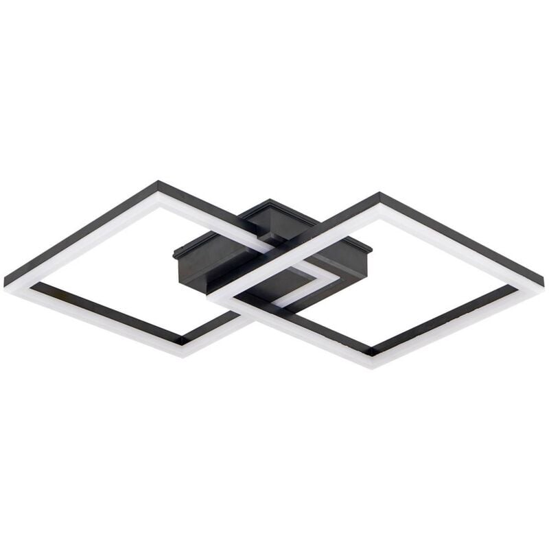 foto del prodotto lindby led finian in nero da plastica