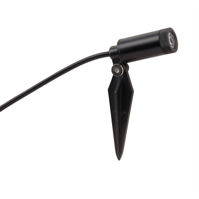 foto del prodotto lindby led heath in nero da plastica