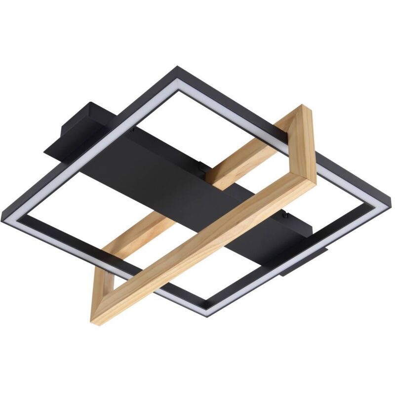 foto del prodotto lindby led holamu in nero da alluminio