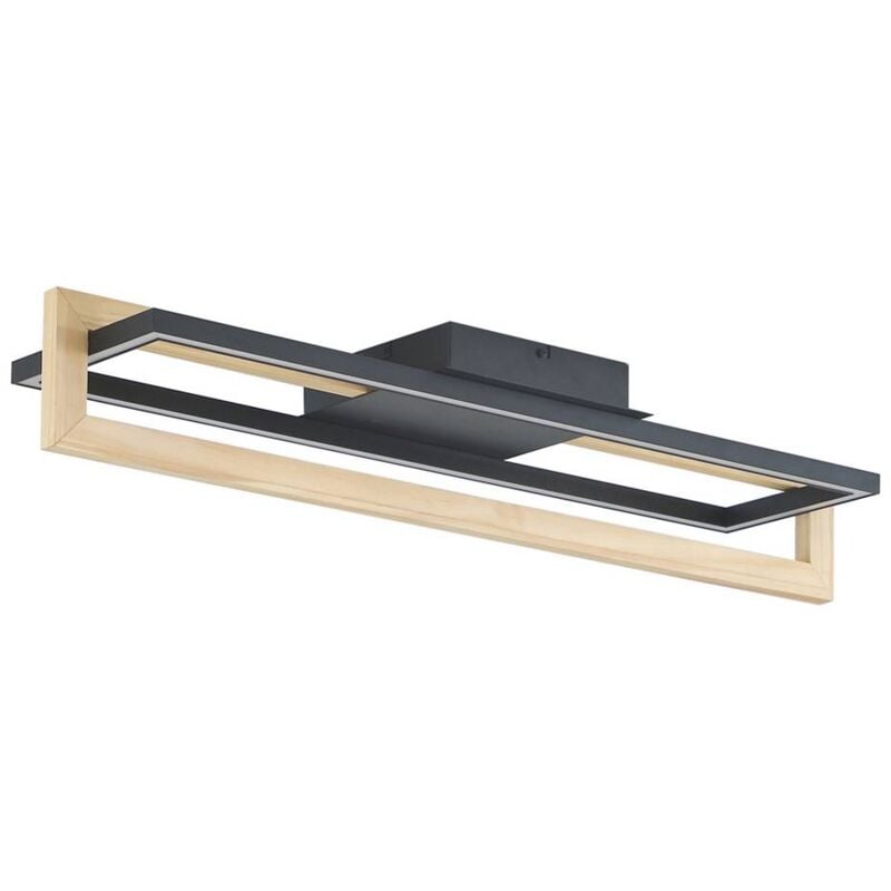 foto del prodotto lindby led holamu in nero da alluminio