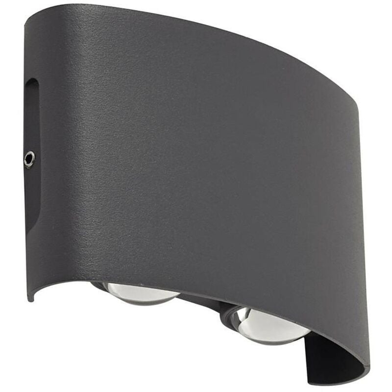 foto del prodotto lindby led ithan in grigio da alluminio