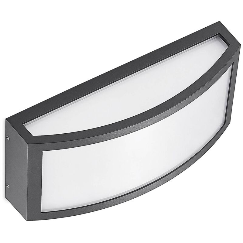 foto del prodotto lindby led jakari in nero da alluminio