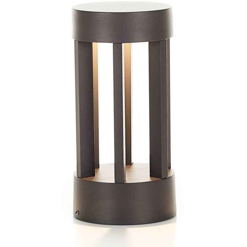 foto del prodotto lindby led 'jordis' in nero da alluminio