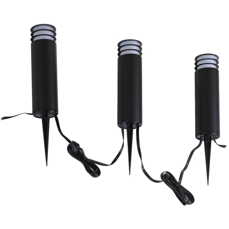 foto del prodotto lindby led kaelo in nero da plastica