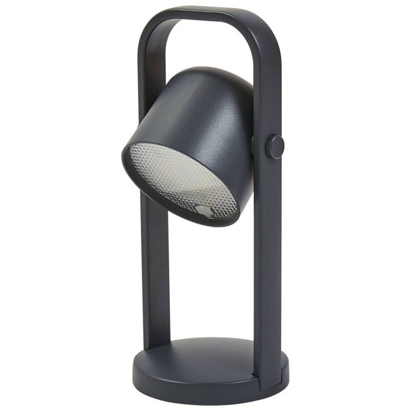 foto del prodotto lindby led kalevi in nero da alluminio