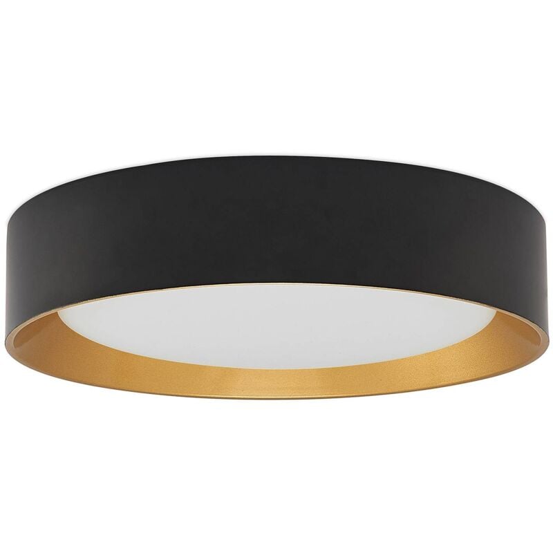 foto del prodotto lindby led kambia in nero da alluminio