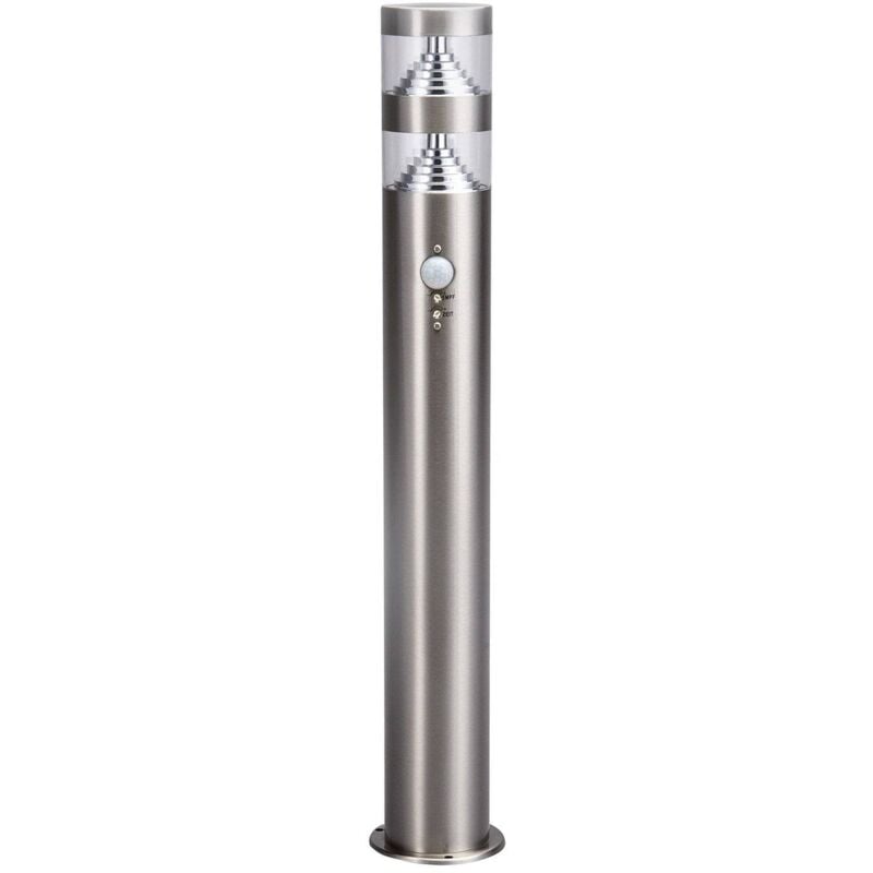 foto del prodotto lindby led lanea in grigio da acciaio inox