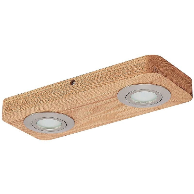 foto del prodotto lindby led mikari in ocra da legno