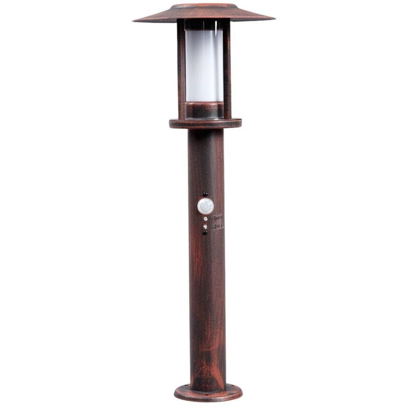 foto del prodotto lindby led pavlos in marrone da acciaio inox