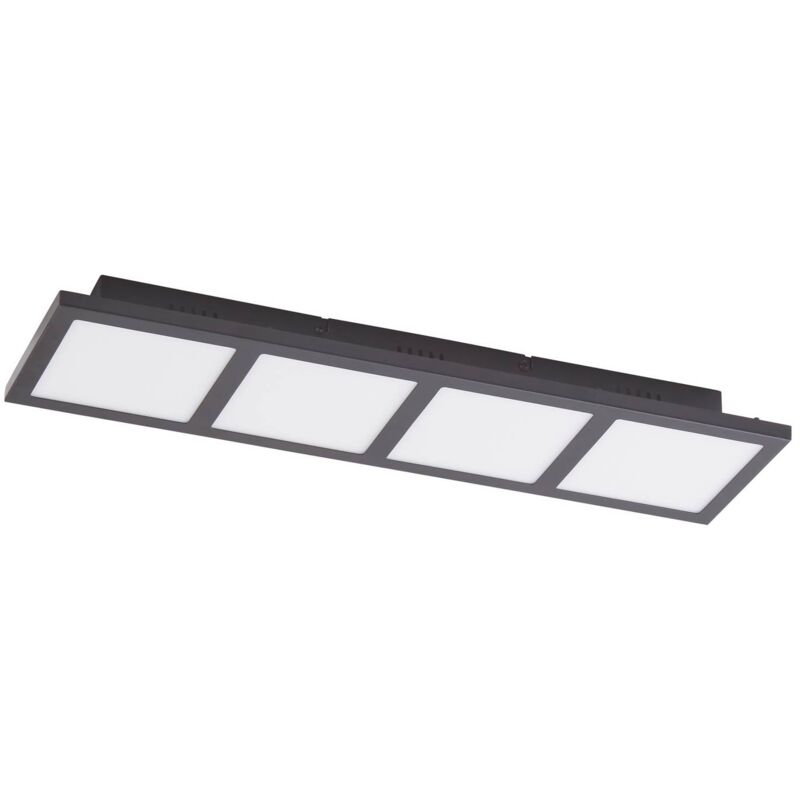foto del prodotto lindby led raymie in nero da plastica