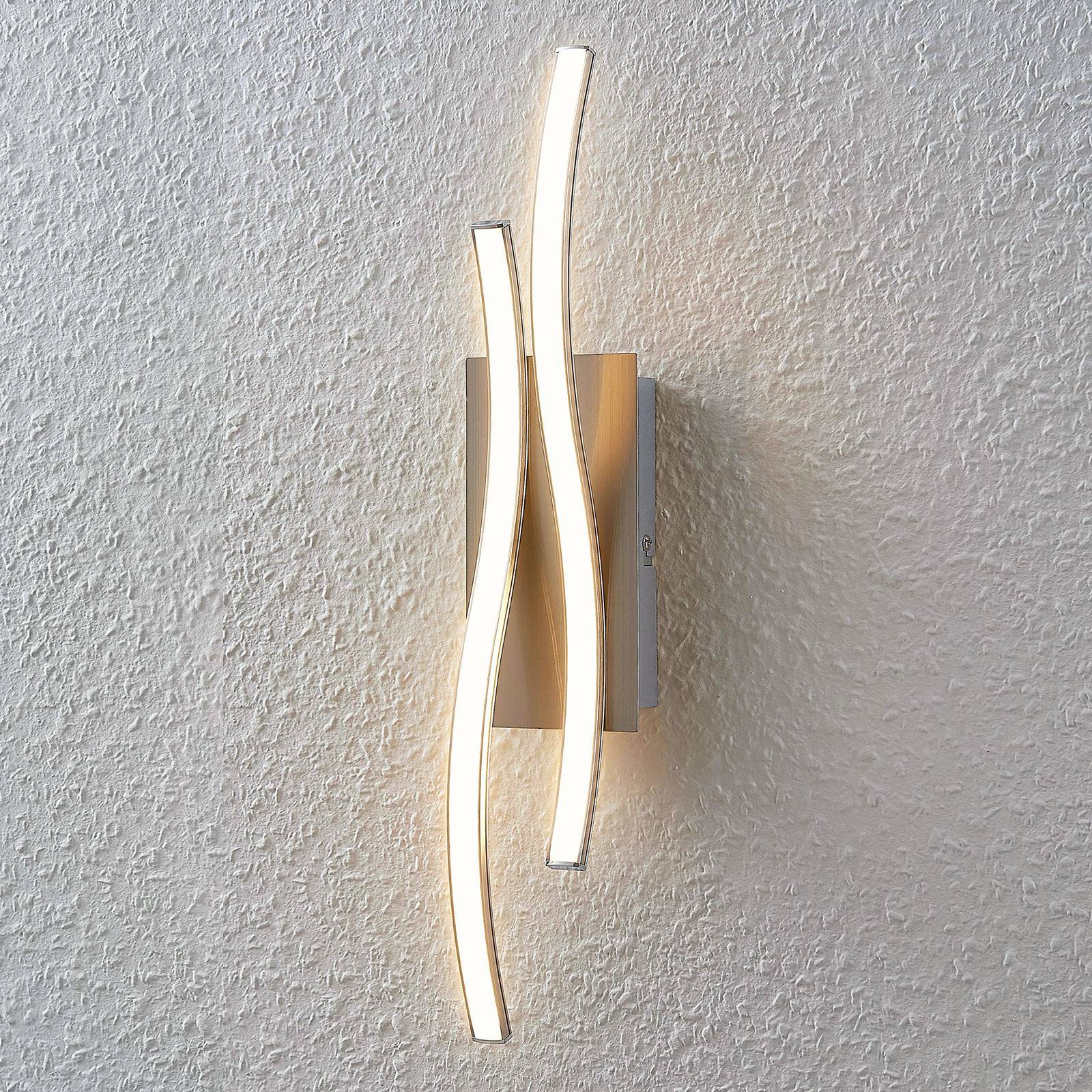 foto del prodotto lindby led safia in grigio da alluminio