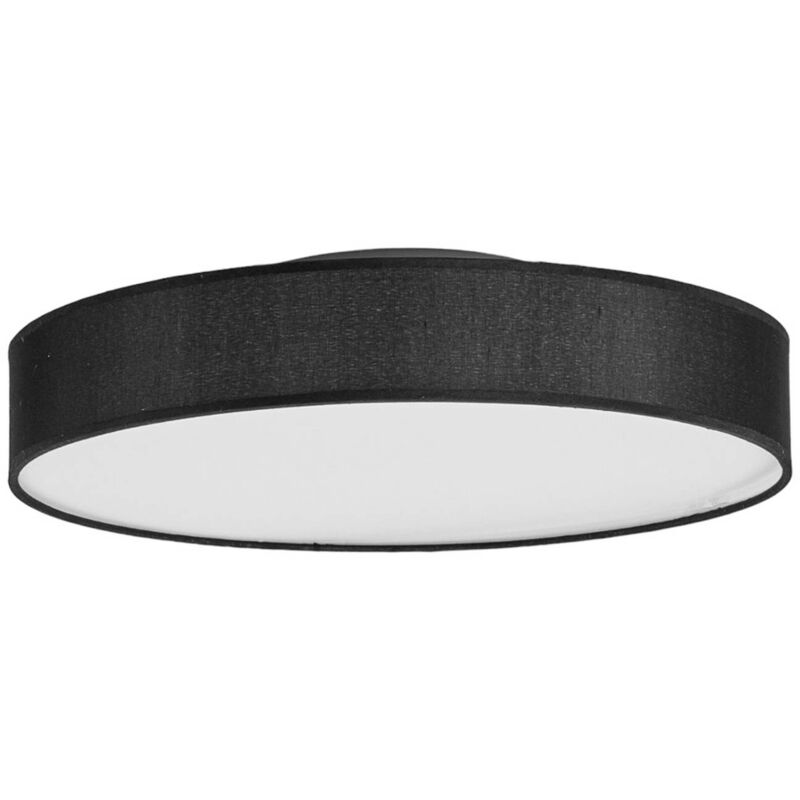 foto del prodotto lindby led saira in nero da tessuto