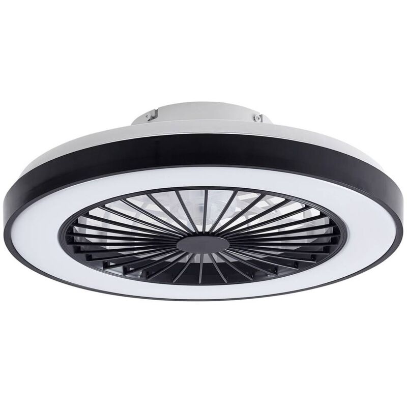 foto del prodotto lindby led teleo in nero da plastica